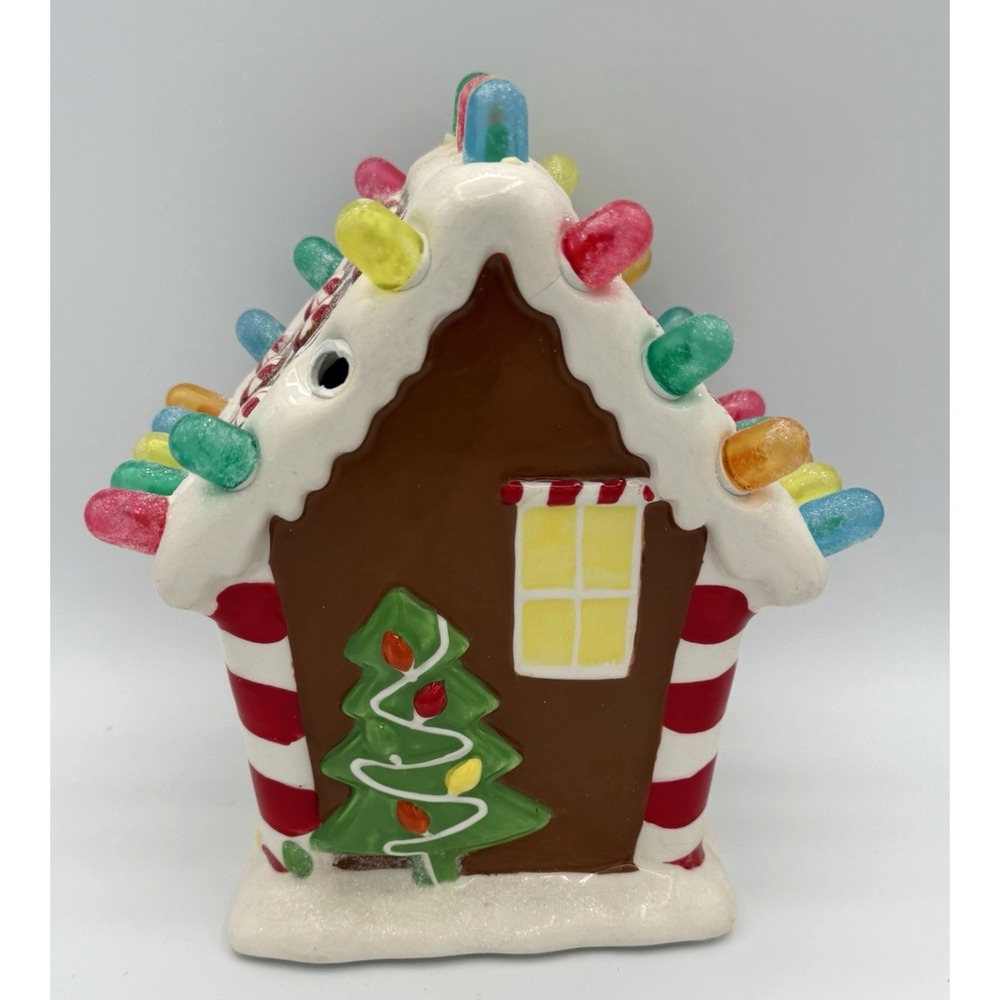 Hallmark Lights Music Gingerbread Gumdrop House 2008 Works *FLAW* - Picture 7 of 9